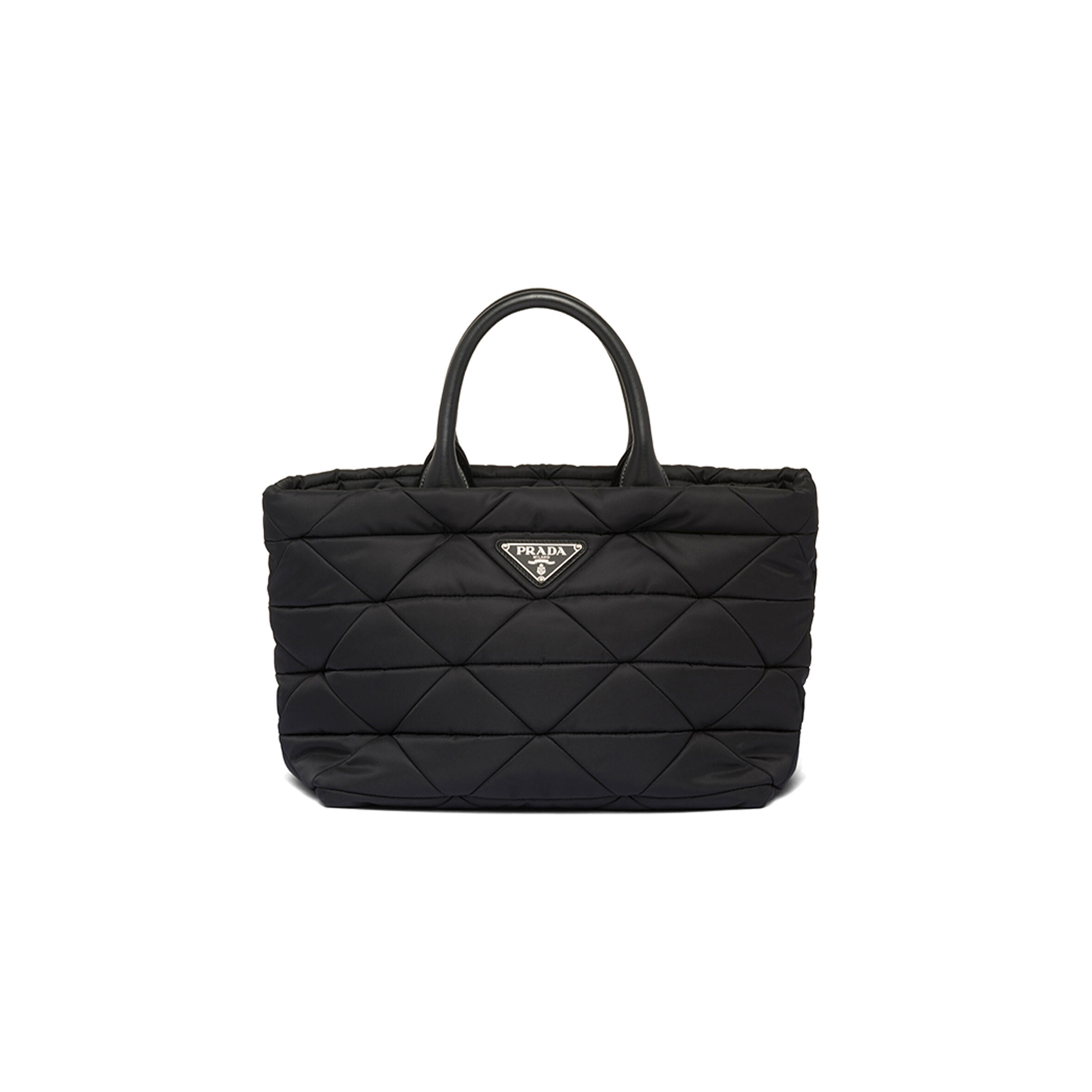 Pra*a padded re-nylon tote bag 1bg435 (33*23*16cm)